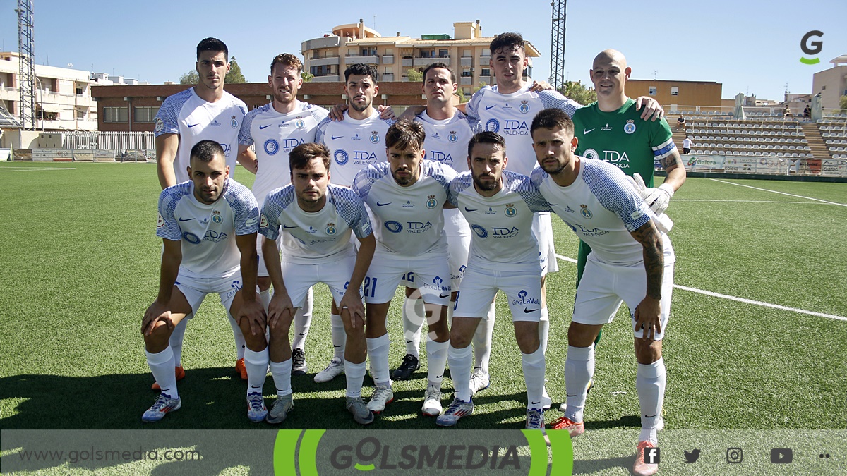 Once de la UD Vall de Uxó en Benidorm. 