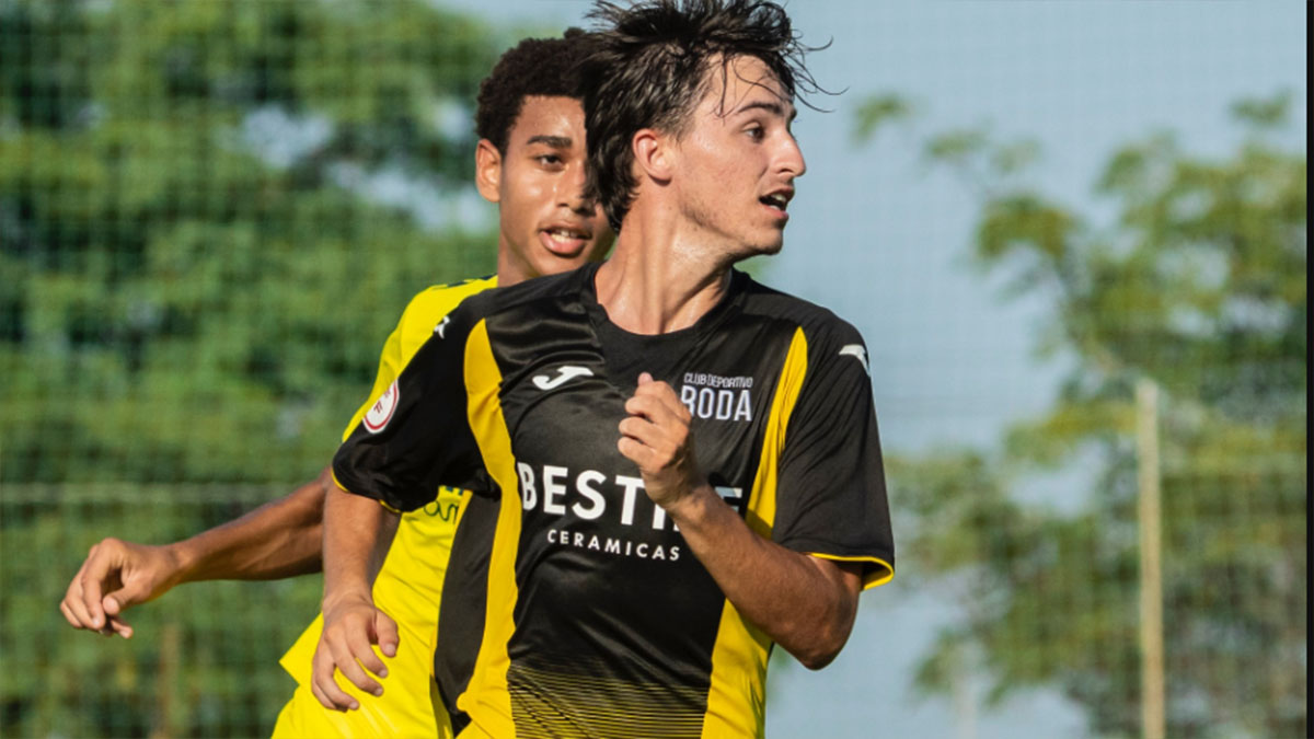 Alejandro Nácher, jugador del CD Roda. Foto: CD Roda. 