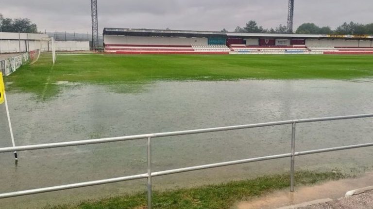 Estadio Municipal de Barbastro. Foto: CD Calahorra.