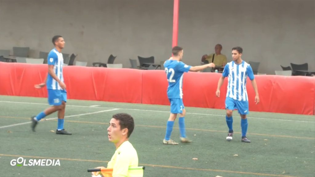 Borja Fernández y Torondell celebrando un gol para el Recambios Colón