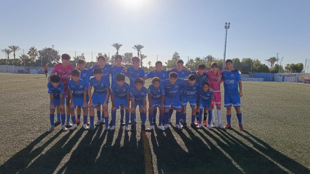 Cadete del CF San Pedro que vencía este fin de semana su partido. Foto: CF San Pedro.