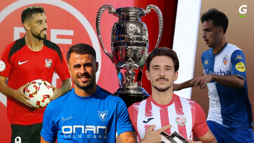 Fotos jugadores: CF La Nucía, UCAM Murcia, CE Manacor y CE Sabadell.