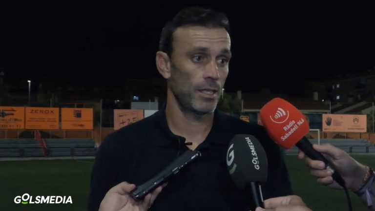 David Català, entrenador del CE Sabadell.