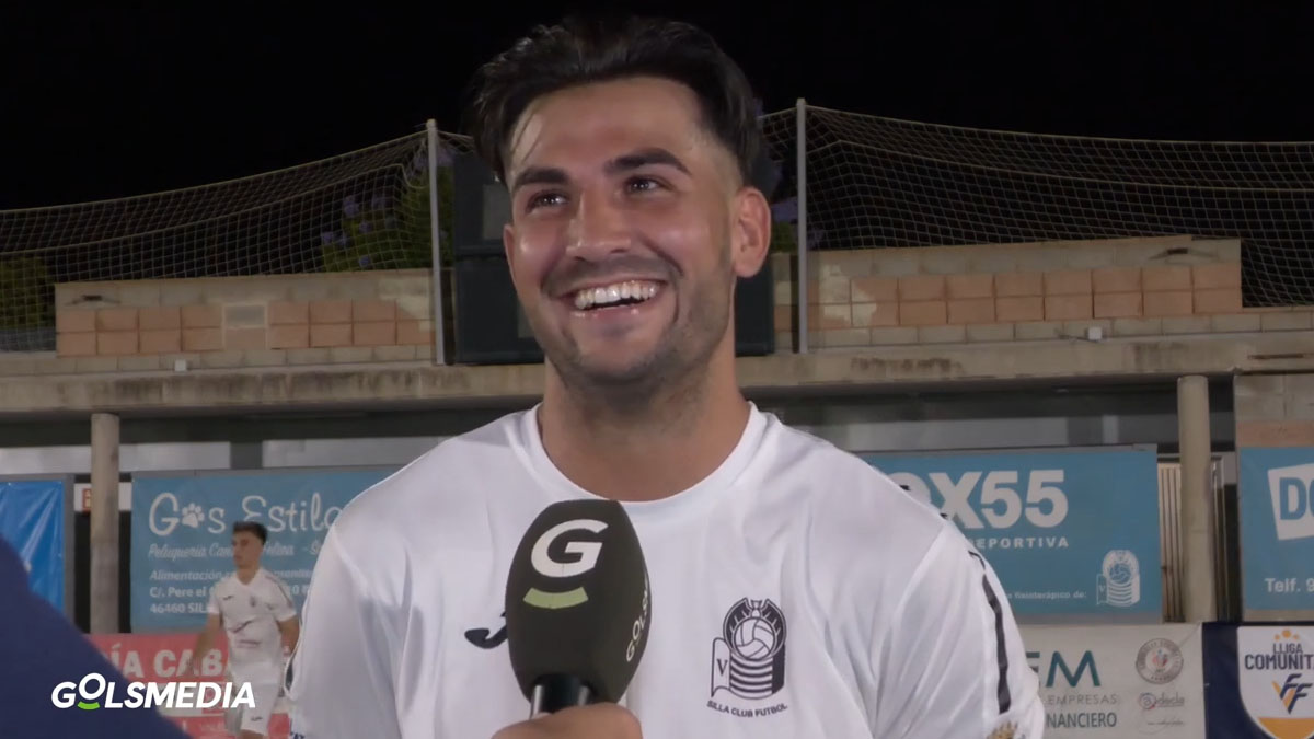 Eloy Cortés, jugador del Silla CF.