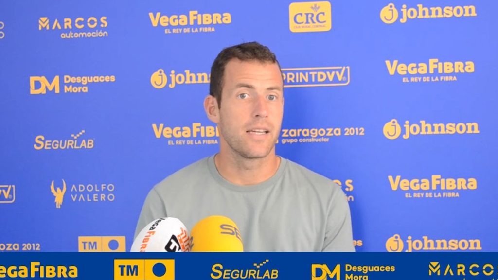 José Ramón Rodríguez en sala de prensa. Foto: Orihuela CF.