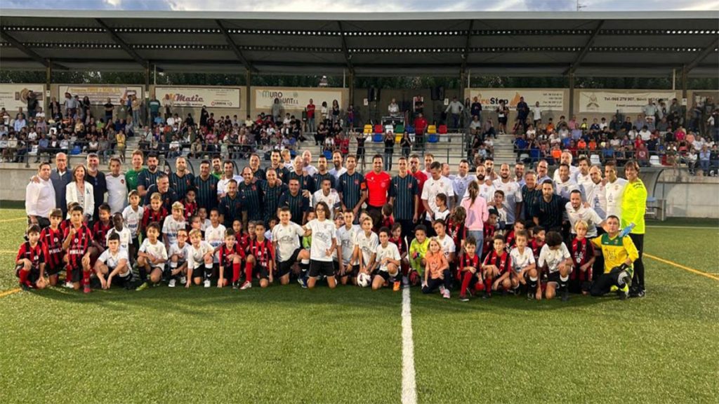 Partido de leyendas Muro CF vs Valencia CF. Foto: Asoc. Futbolistas del Valencia CF.