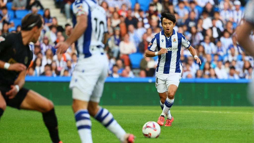 Take Kubo, jugador de la Real Sociedad. Foto: club.