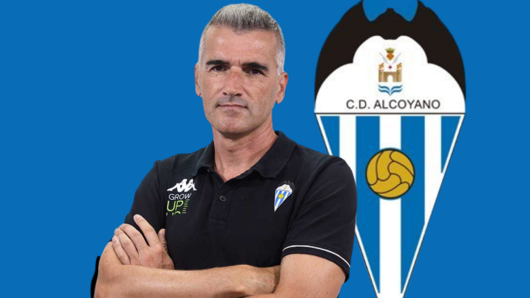 Vicente Parras, entrenador del CD Alcoyano. Foto: CD Alcoyano.