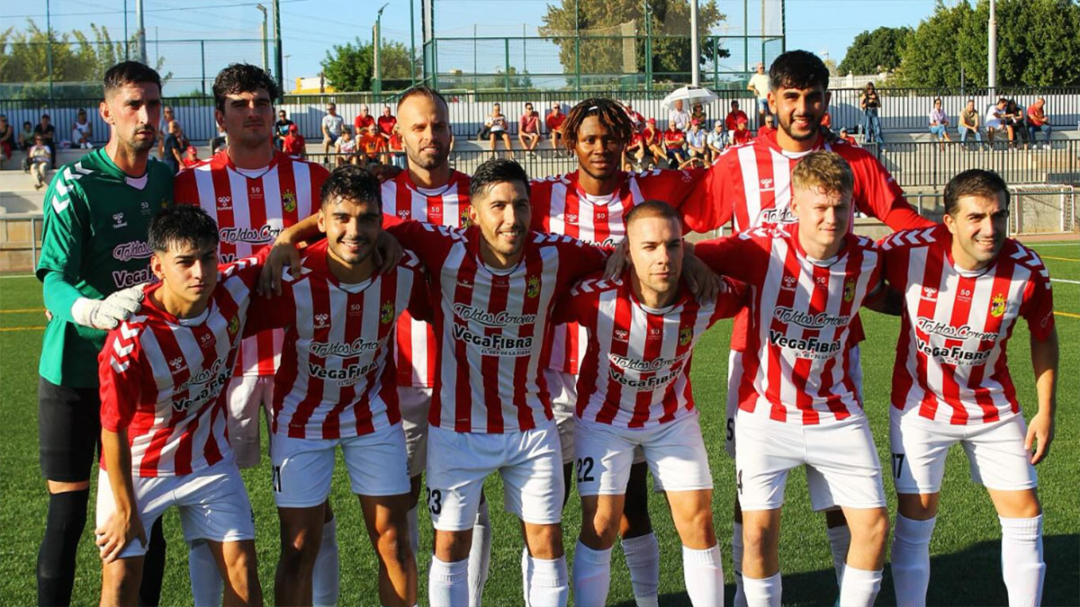 Once del CD Los Montesinos en esta liga. Foto: CD Los Montesinos. 