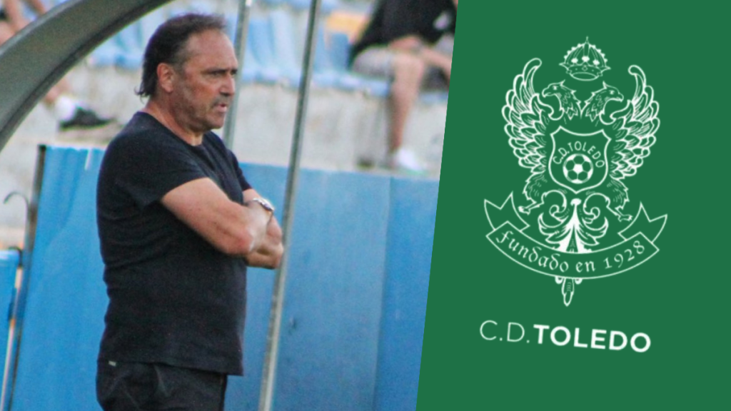 Alfredo Santaelena, entrenador del CD Toledo. Foto: CD Toledo.