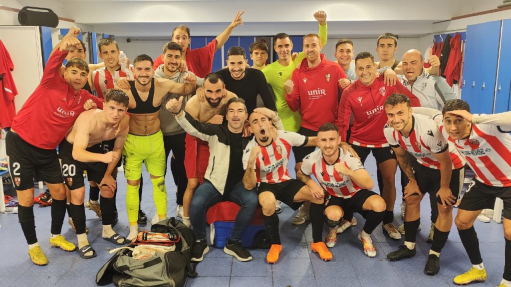 La UD Logroñés logra su tercera victoria consecutiva.