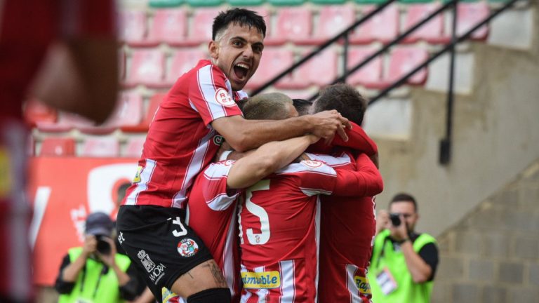 Los jugadores del Zamora CF celebrando un gol. Foto: Zamora CF.