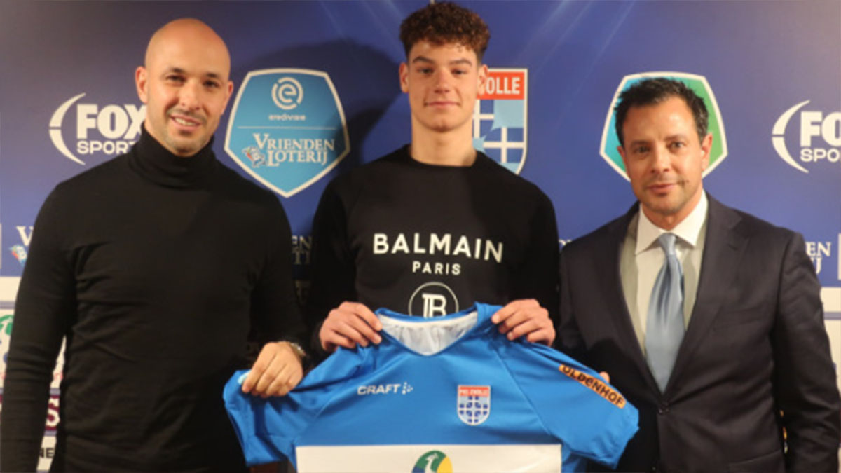 Quinten Van den Herrik en su etapa en el PEC Zwolle. Foto: club. 