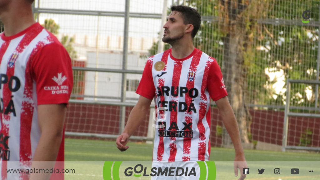 Carlos Soriano en un partido del CD Onda.