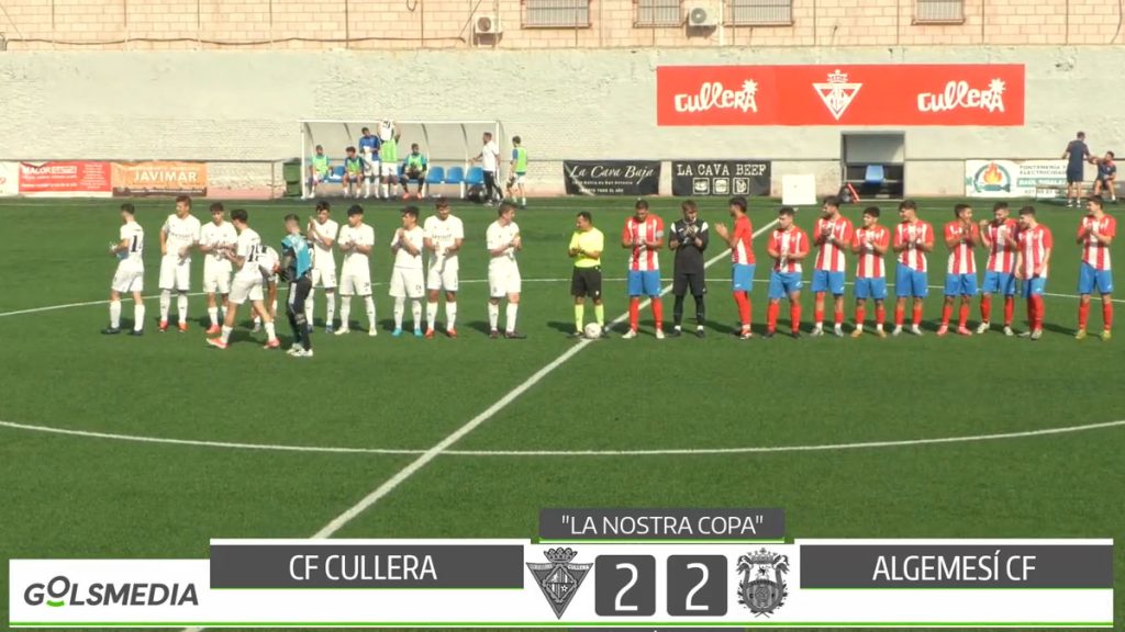 CF Cullera vs Algemesí CF de La Nostra Copa.