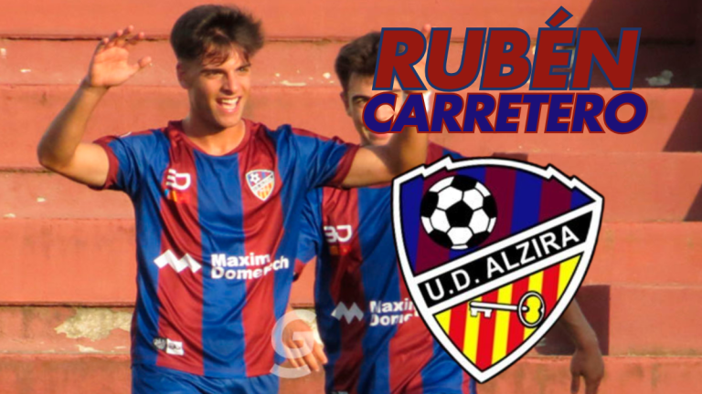 Rubén Carretero, jugador de la UD Alzira.