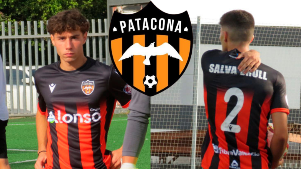 Sandro Benlloch y Salva Brull, jugadores del Patacona CF.