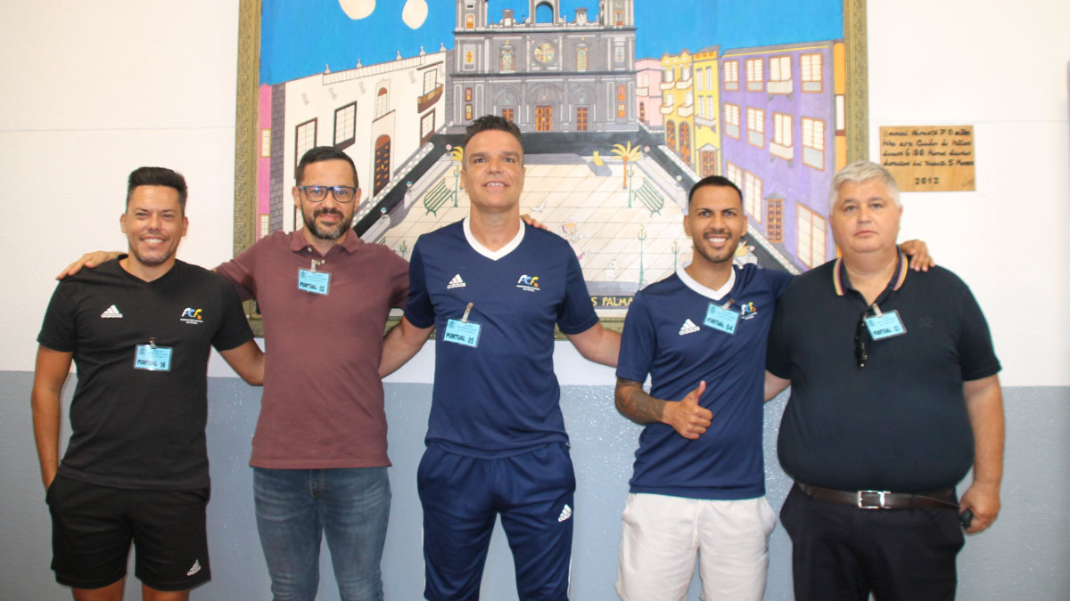 onathan Viera vuelve a disfrutar del fútbol, junto a los internos del Centro Penitenciario Las Palmas I