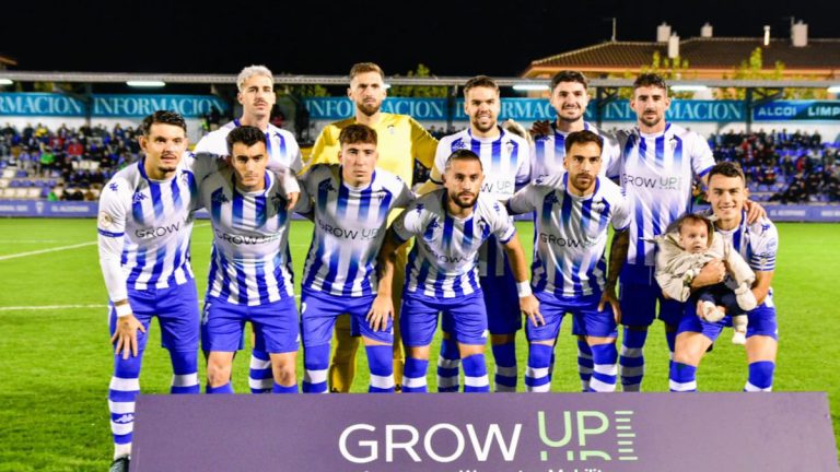 Primer once del CD Alcoyano de Juli Cerdà. Foto: CDA.