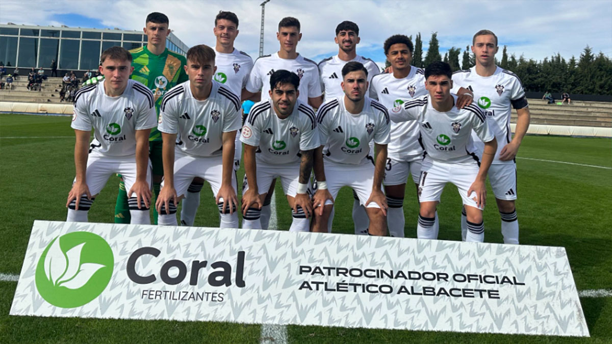 Once inicial del Atlético Albacete. Foto: Albacete Balompié. 