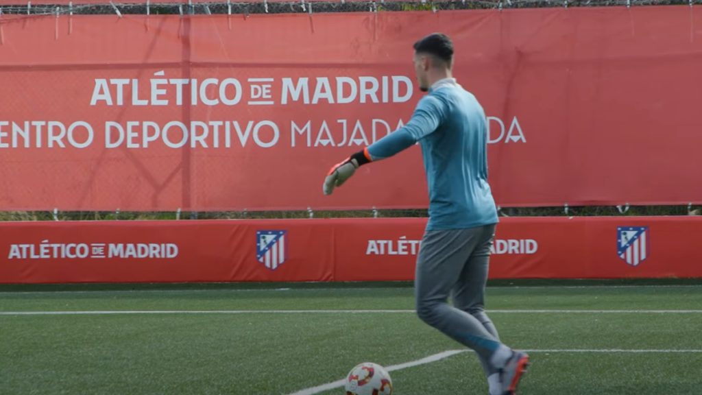 Alejandro Iturbe, portero del Atlético de Madrid.