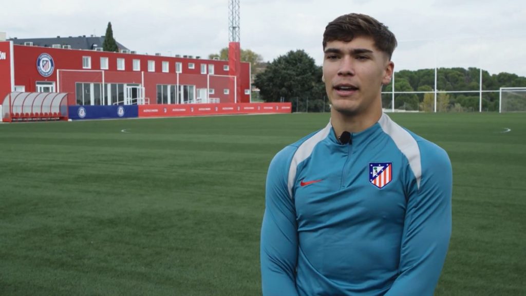 Carlos Giménez, jugador del Atlético de Madrid B. Foto: Atleti.