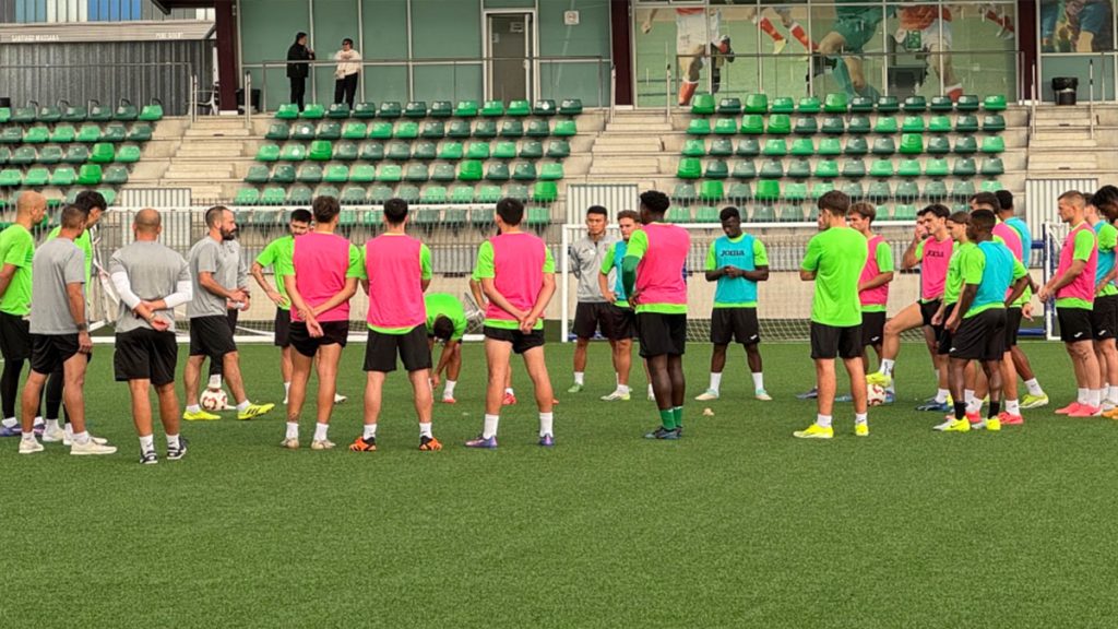 Entrenamiento de la UE Cornellà. Foto: club.