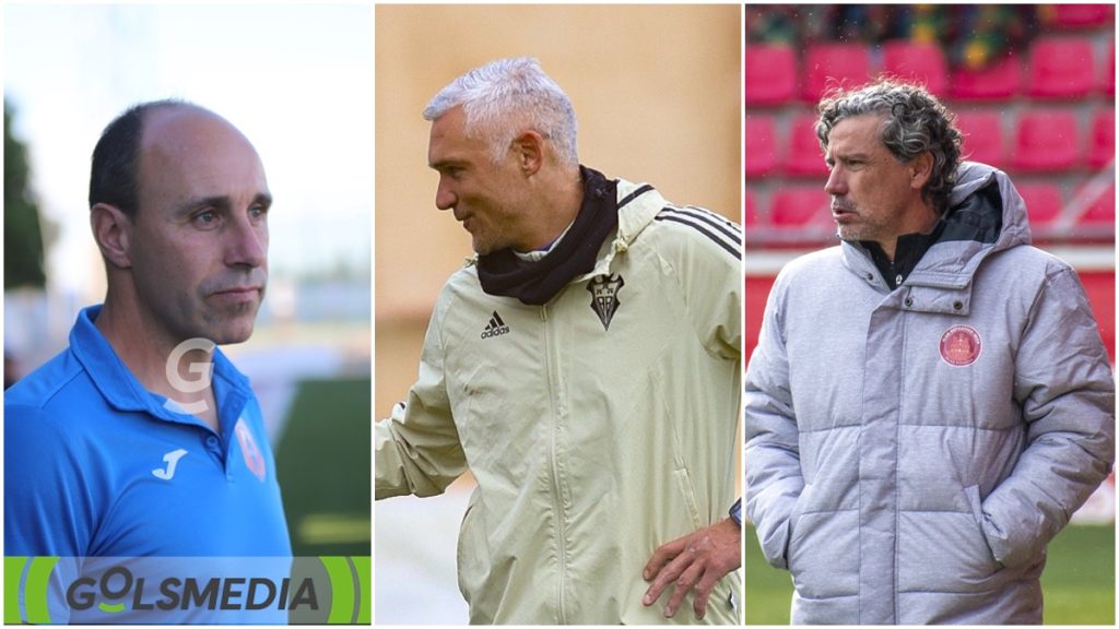 Cristian Ferrándiz, Toni Madrigal y Raúl Garrido, ahora entrenadores.