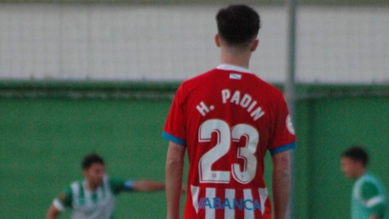 Hugo Padín, delantero del filial del CD Lugo. Foto: club.