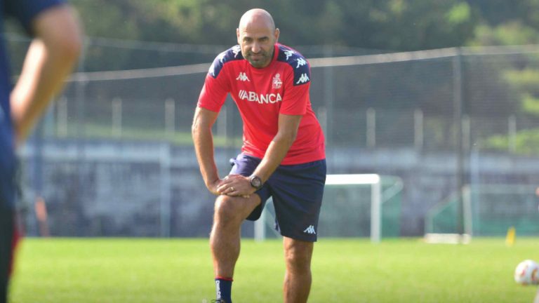 Manuel Pablo, entrenador del Deportivo Fabril. Foto: RC Deportivo.