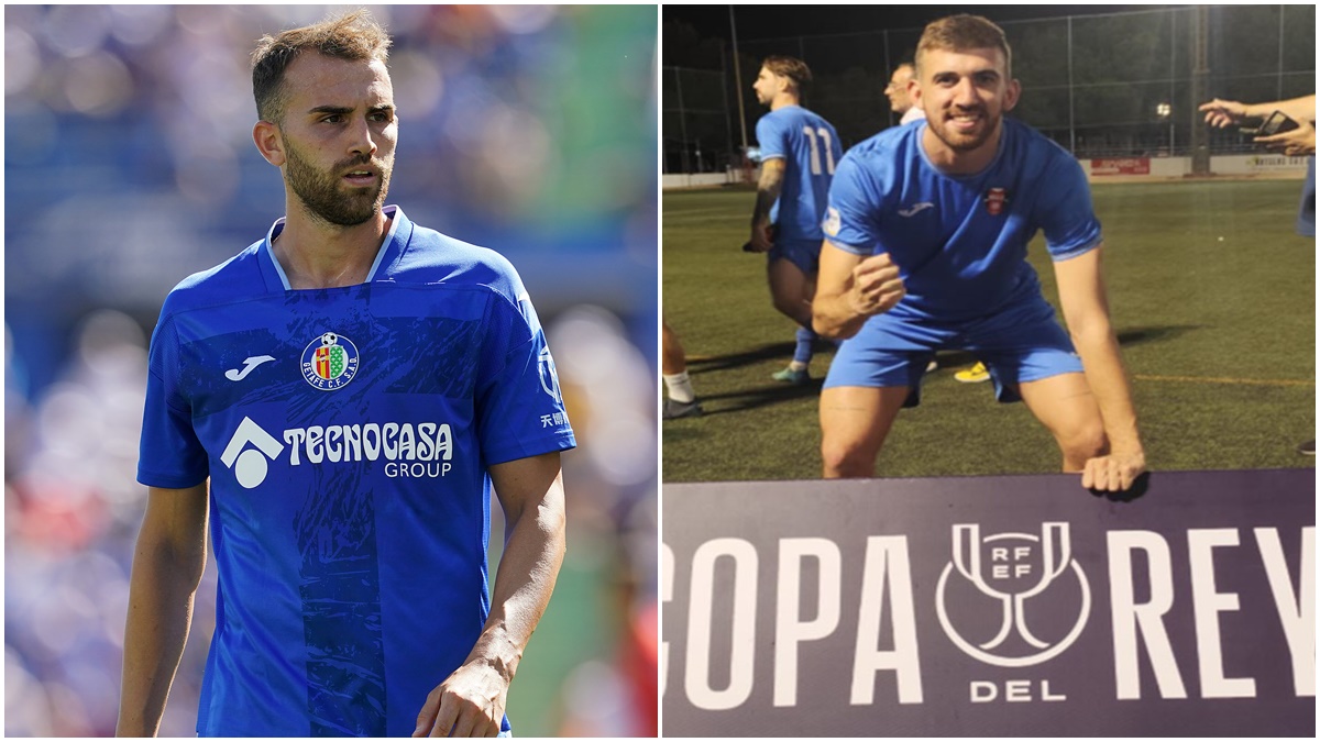 Borja Mayoral y Guillem Baixauli. Fotos: Getafe y Manises CF. 