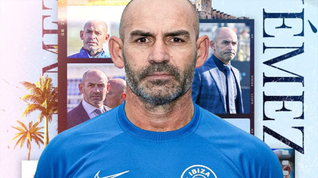 Paco Jémez, nuevo entrenador de la UD Ibiza. Foto: club.