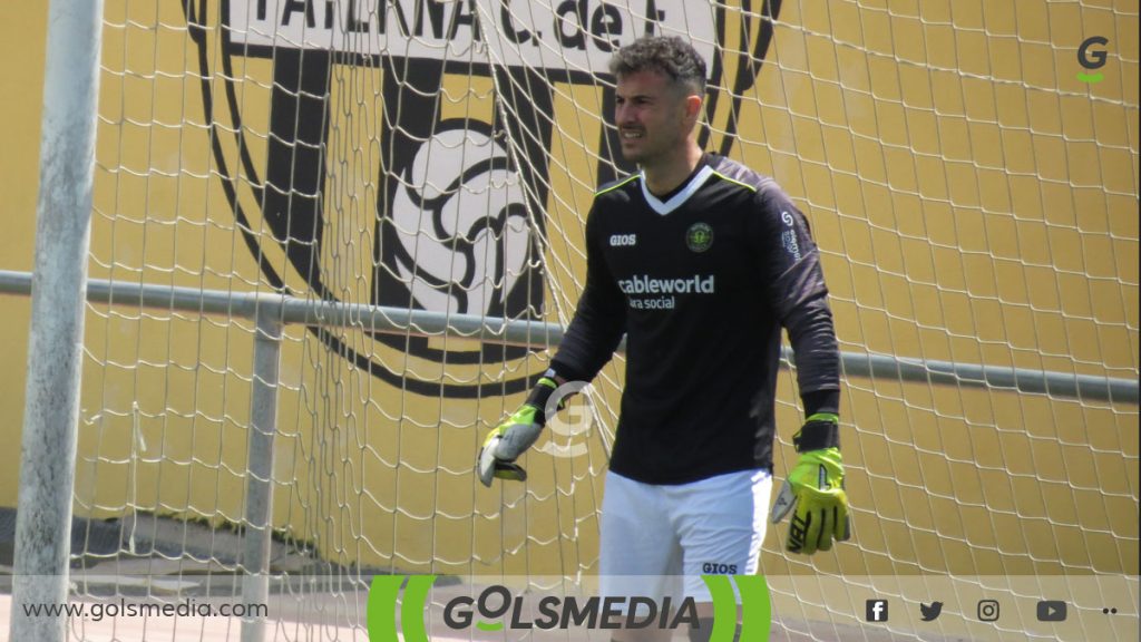 Álex Marcano, portero del Novelda Unión en la final del Play-off de 2024.