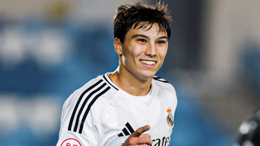 Gonzalo García, promesa del RM Castilla. Foto: Real Madrid.