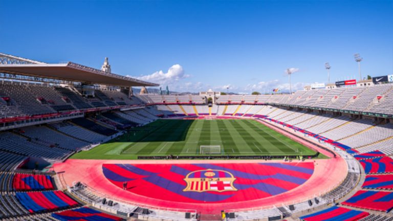 Estadi Montjuic, campo del FC Barcelona en la actualidad. Foto: FC Barcelona.