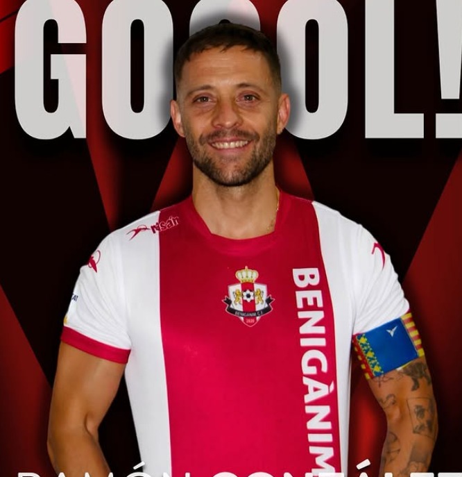 Ramonet, capitán del Benigánim CF. Foto: Benigánim CF.