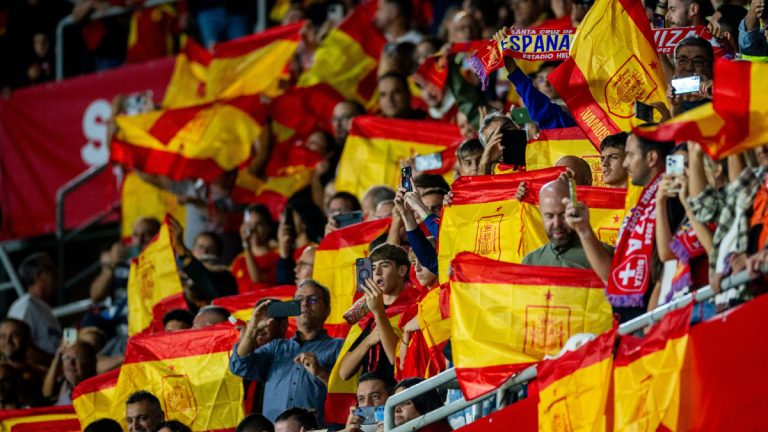 Aficionados de la Selección Española en un partido. Foto: RFEF.