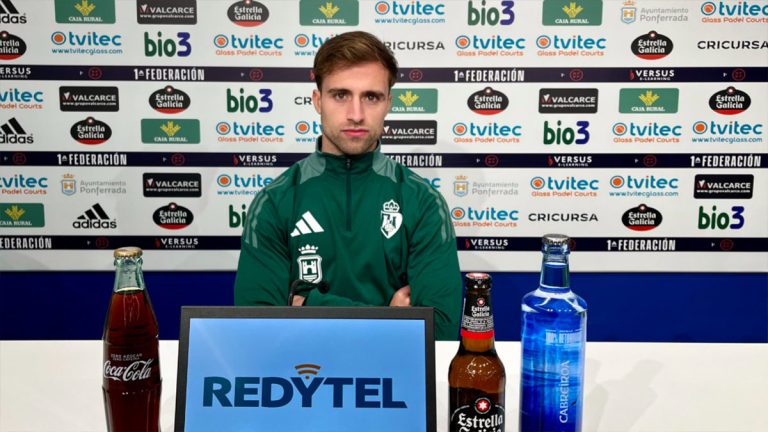 Álvaro Ramón, entrenador de la SD Ponferradina. Foto: SD Ponferradina.