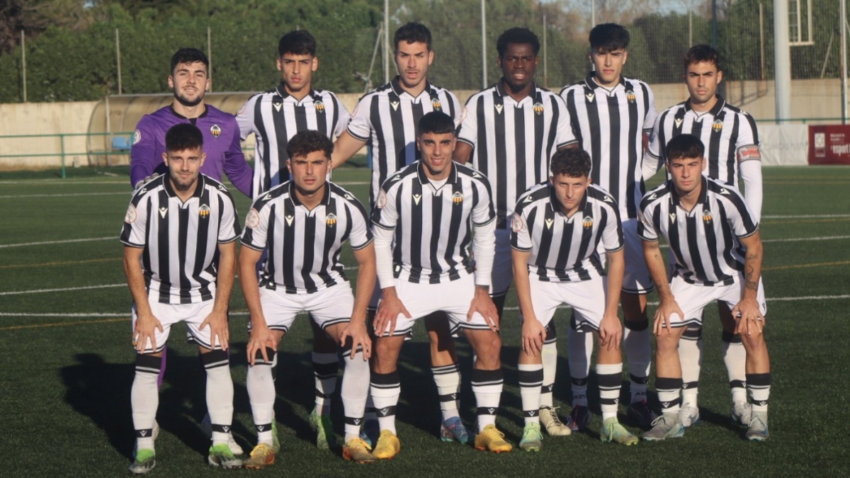 Once del CD Castellón B ante el Ontinyent 1931 CF. Foto: CD Castellón.