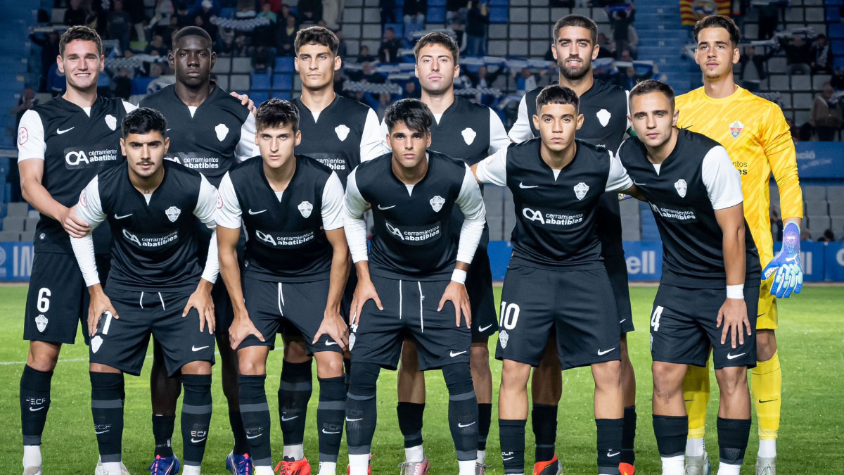 Once del Elche Ilicitano esta temporada. Foto: Elche CF.