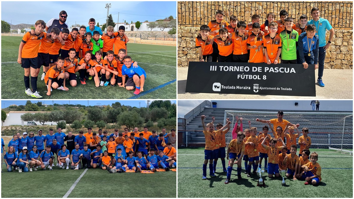 Equipos de la estructura del FB Teulada Moraira.