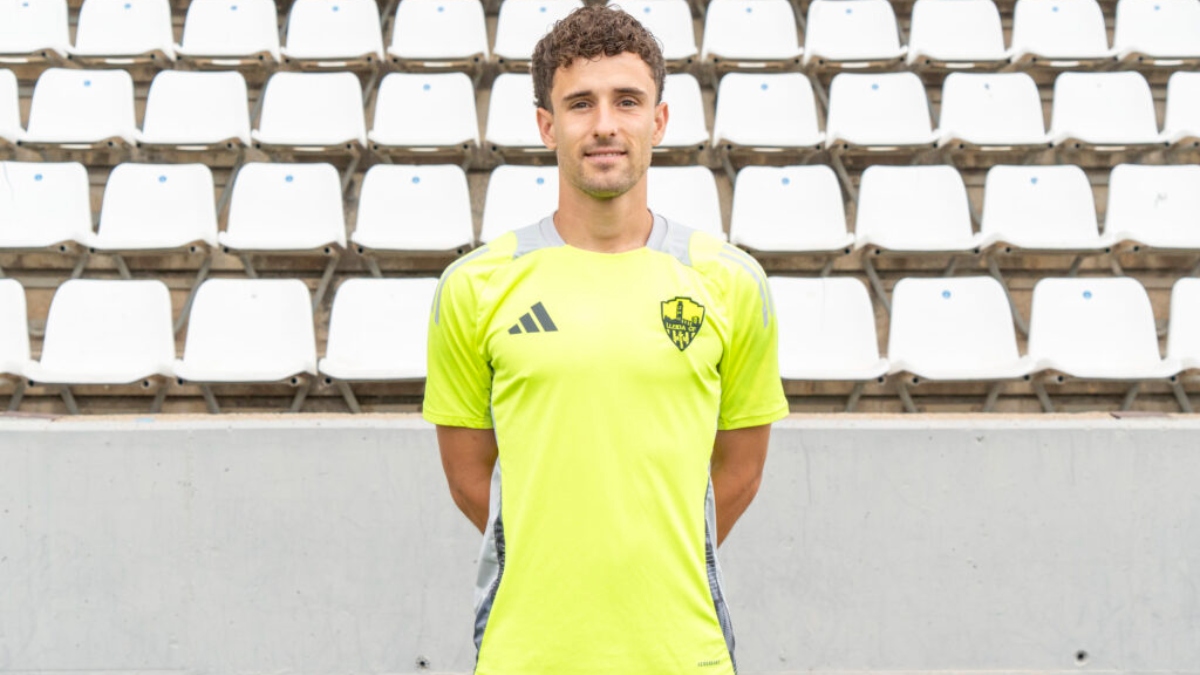 Iñaki Álvarez, portero del Lleida CF. Foto: Lleida CF. 