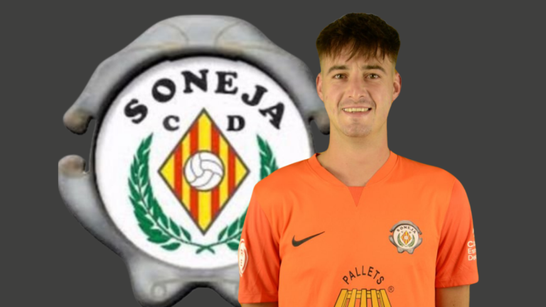 Jorge Fenollosa, jugador del CD Soneja. Foto: CD Soneja.