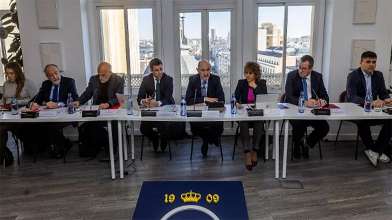 Reunión de la nueva Junta Directiva de la RFEF. Foto: RFEF.