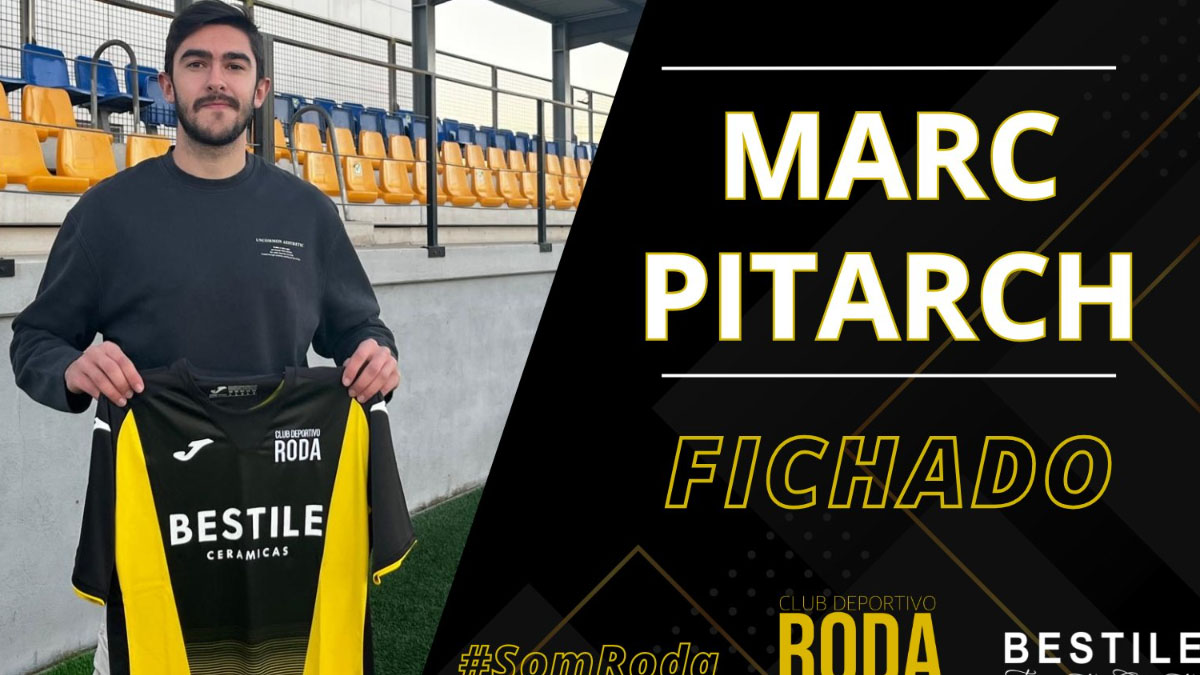 Marc Pitarch, nuevo jugador del CD Roda. Foto: club. 