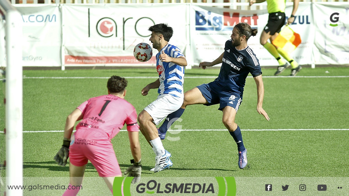 Mariano Sanz, delantero del CF Benidorm. 