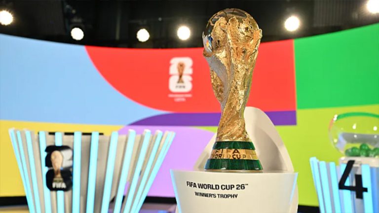 Trofeo de la Copa del Mundo 2026. Foto: RFEF.