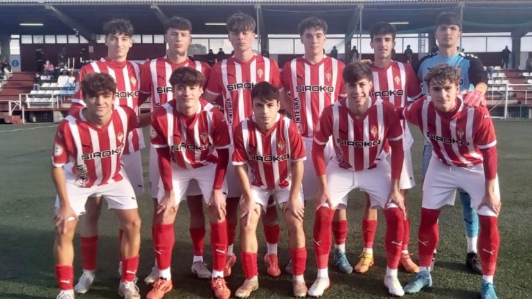 Once del Real Sporting Juvenil. Foto: Real Sporting.