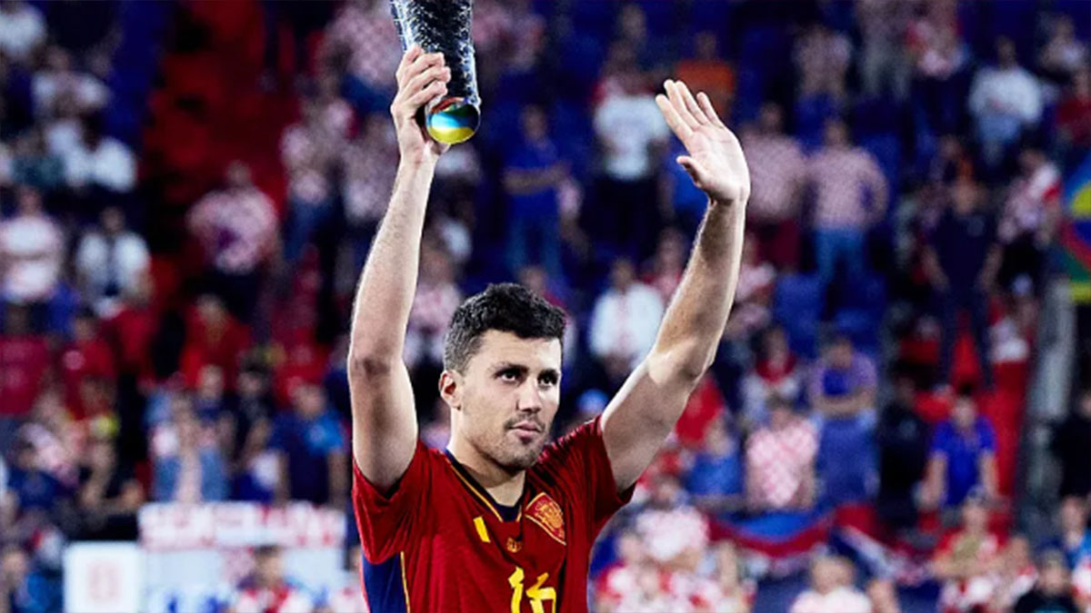 Rodri, Capitán de la Selección Campeona de Europa 2024. Foto: RFEF. 