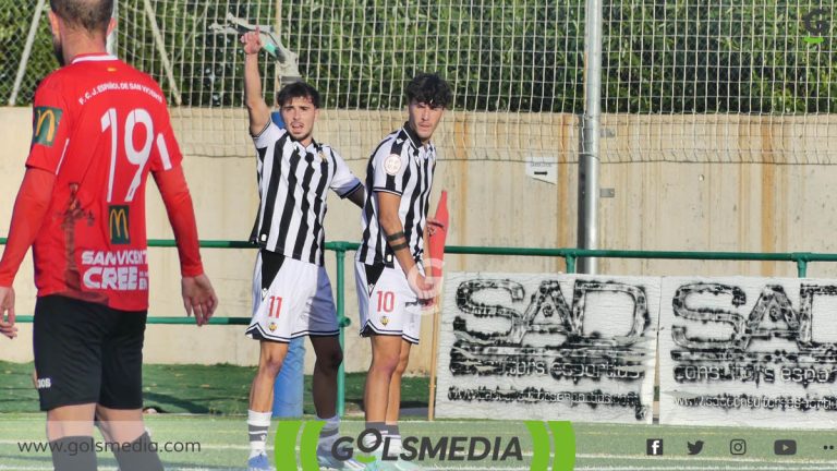 Izan Llinares y Hugo Goñi, del CD Castellón B.